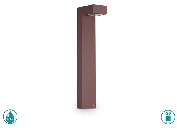 Κολωνάκι Εξωτερικού Χώρου Ideal Lux Sirio 213279 Καφέ