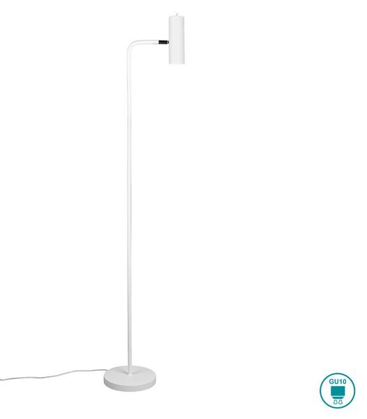 Φωτιστικό Δαπέδου Retro Trio Lighting Marley 412400131 Λευκό Ματ