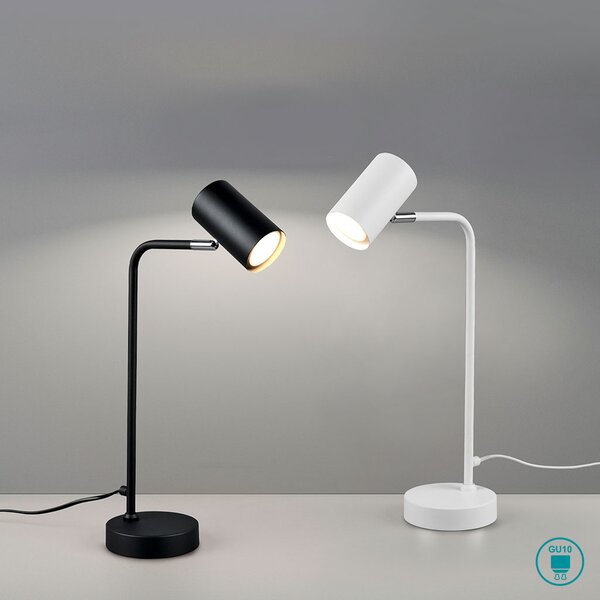 Λάμπα Επιτραπέζια Retro Trio Lighting Marley 512400131 Λευκό Ματ