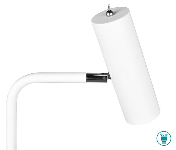 Φωτιστικό Δαπέδου Retro Trio Lighting Marley 412400131 Λευκό Ματ