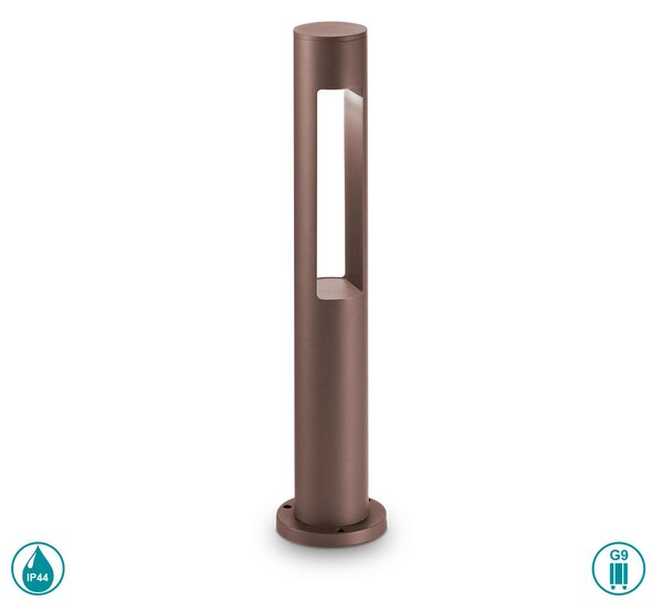 Κολωνάκι Εξωτερικού Χώρου Ideal Lux Acqua 246918 Καφέ