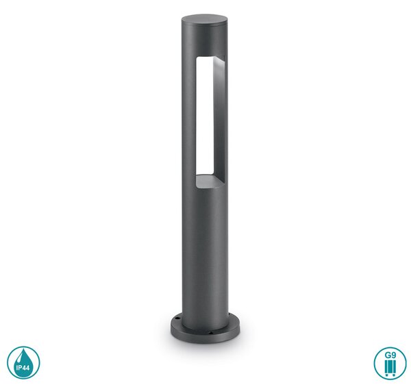 Κολωνάκι Εξωτερικού Χώρου Ideal Lux Acqua 135205 Ανθρακί