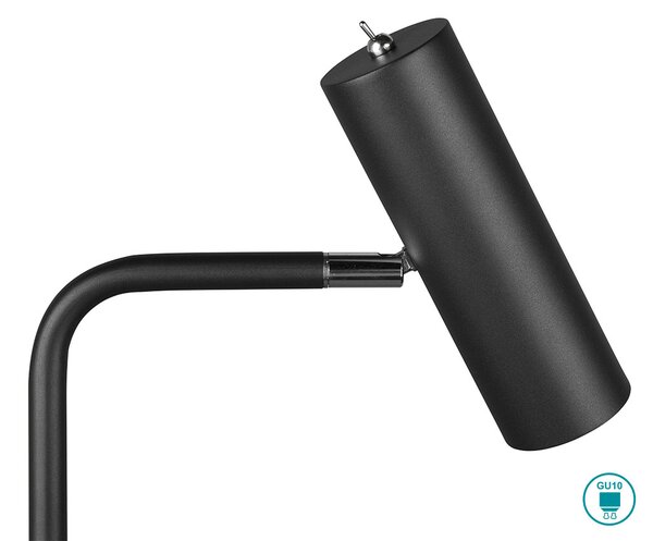 Φωτιστικό Δαπέδου Retro Trio Lighting Marley 412400132 Μαύρο Ματ