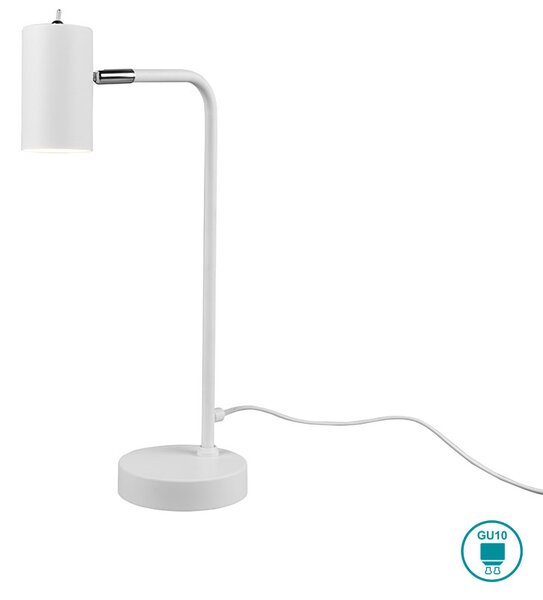 Λάμπα Επιτραπέζια Retro Trio Lighting Marley 512400131 Λευκό Ματ