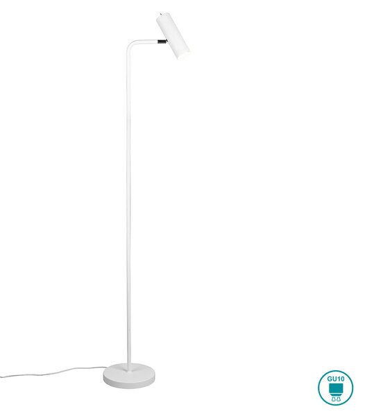 Φωτιστικό Δαπέδου Retro Trio Lighting Marley 412400131 Λευκό Ματ