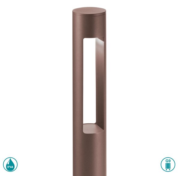 Κολωνάκι Εξωτερικού Χώρου Ideal Lux Acqua 246918 Καφέ