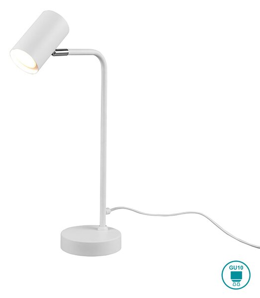 Λάμπα Επιτραπέζια Retro Trio Lighting Marley 512400131 Λευκό Ματ
