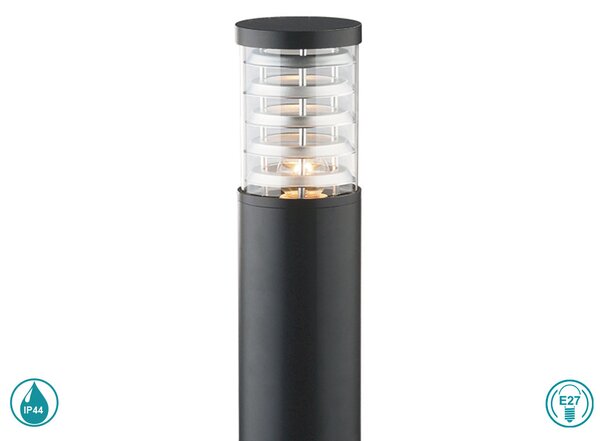 Κολωνάκι Εξωτερικού Χώρου Ideal Lux Tronco 004730 Η60,5 Μαύρο