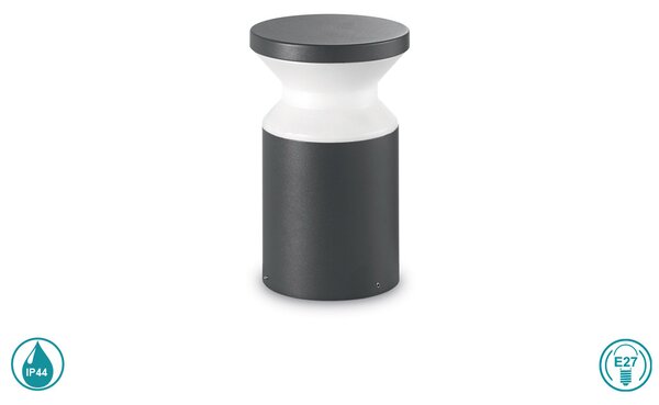 Κολωνάκι Εξωτερικού Χώρου Ideal Lux Torre 158891 H22 Ανθρακί
