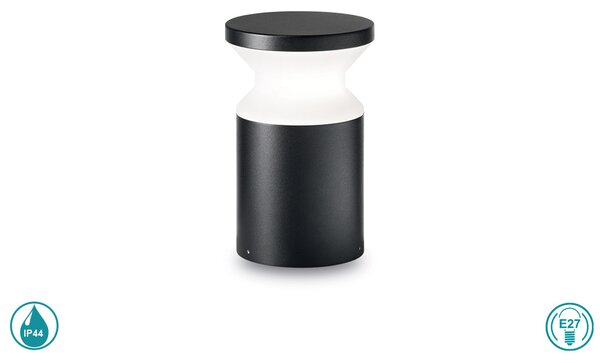 Κολωνάκι Εξωτερικού Χώρου Ideal Lux Torre 186979 H22 Μαύρο