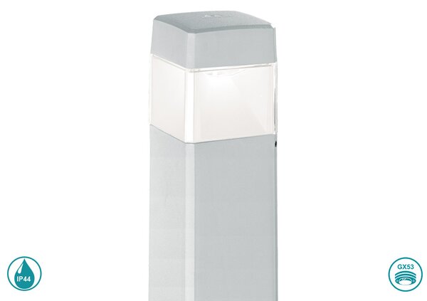 Κολωνάκι Εξωτερικού Χώρου Ideal Lux Elisa 187884 Γκρι