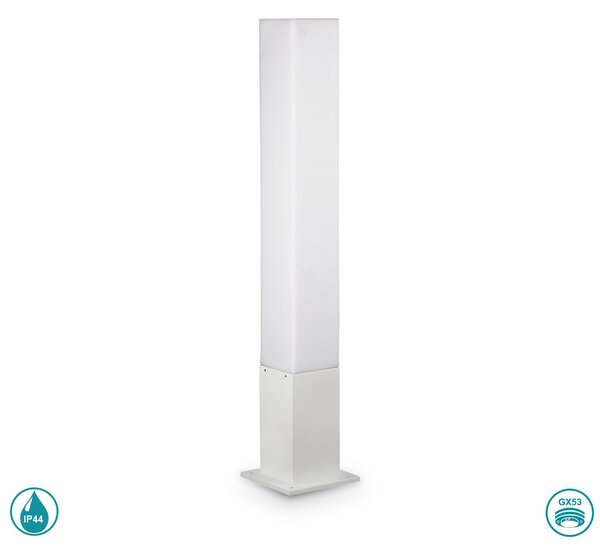 Κολωνάκι Εξωτερικού Χώρου Ideal Lux Edo Outdoor 142999 Λευκό