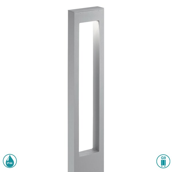Κολωνάκι Εξωτερικού Χώρου Ideal Lux Vega 136042 Γκρι