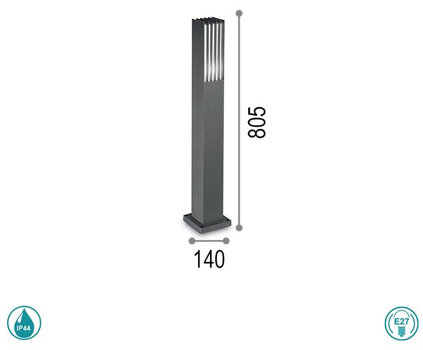 Κολωνάκι Εξωτερικού Χώρου Ideal Lux Marte 092225