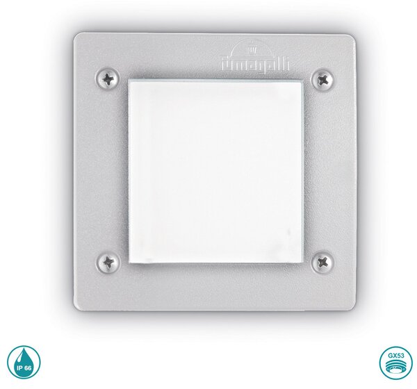Σποτ Χωνευτό Εξωτερικού Χώρου Ideal Lux Leti 096575 L11,5 Λευκό
