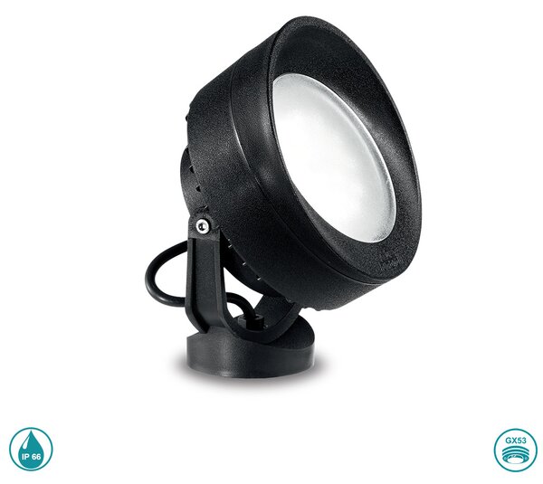 Σποτ Με Καρφί Εξωτερικού Χώρου Ideal Lux Tommy 145310 Λευκό