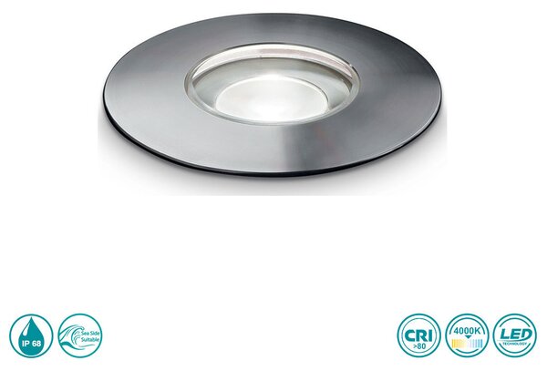 Σποτ Χωνευτό Εξωτερικού Χώρου Ideal Lux Rocket Mini 212623 15°