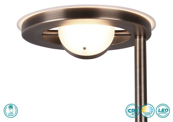 Φωτιστικό Δαπέδου Trio Lighting Barrie 424210304 Μπρούτζινο Αντικέ