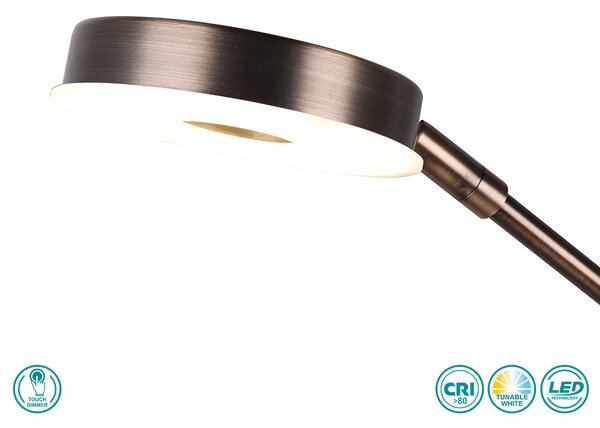 Φωτιστικό Δαπέδου Trio Lighting Barrie 424210304 Μπρούτζινο Αντικέ