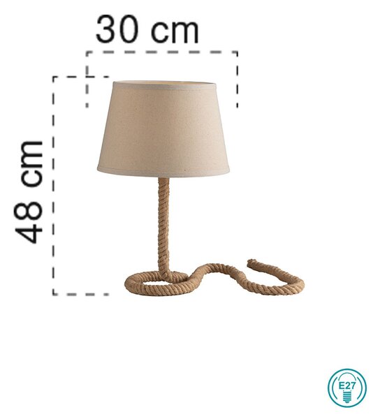 Λάμπα Επιτραπέζια Fan Europe Rope-L 8031414872152
