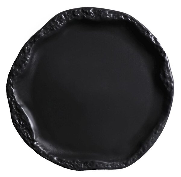 Πιάτο Φαγητού Ρηχό (Φ27) Espiel Matte Volcano Black Dust QAB102K4