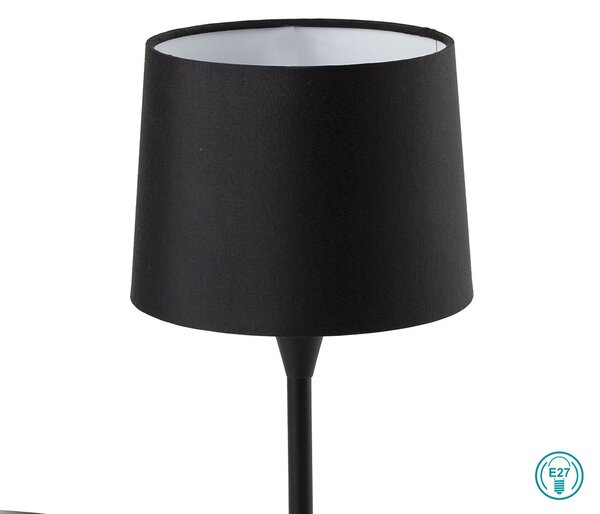 Λάμπα Επιτραπέζια Faro Conga 64317-03 Μαύρη