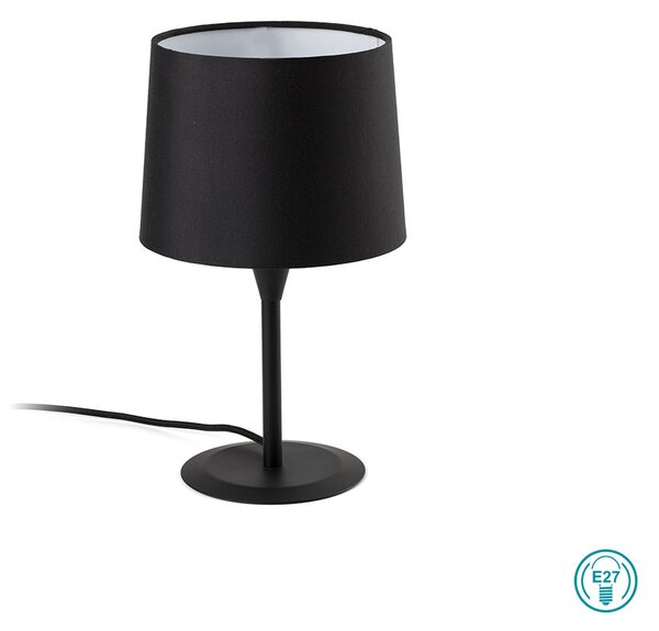 Λάμπα Επιτραπέζια Faro Conga 64317-03 Μαύρη