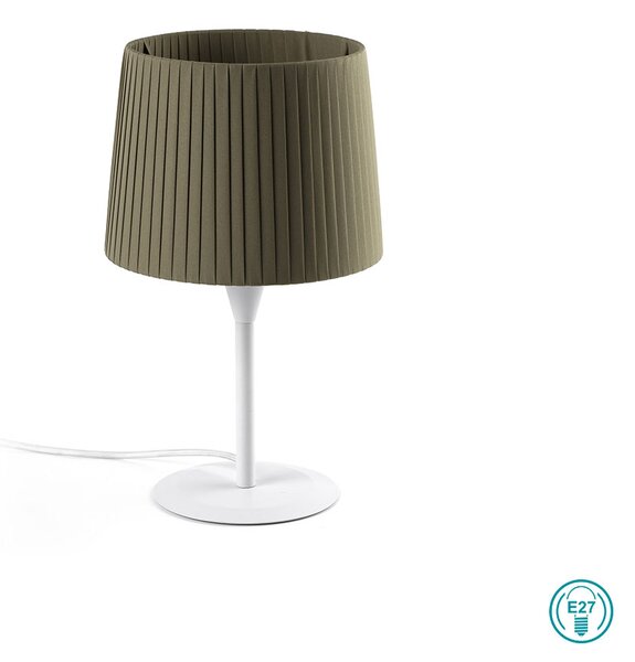 Λάμπα Επιτραπέζια Faro Samba 64316-37 Λευκή-Λαδί