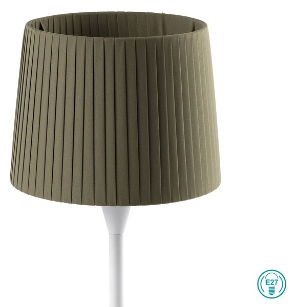 Λάμπα Επιτραπέζια Faro Samba 64316-37 Λευκή-Λαδί