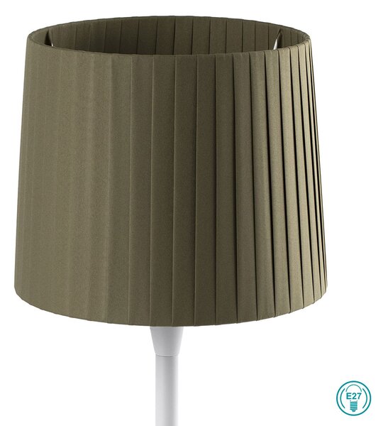 Λάμπα Επιτραπέζια Faro Samba 64310-40 Λευκή-Λαδί