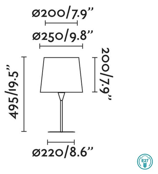 Λάμπα Επιτραπέζια Faro Samba 64311-39 Μαύρη-Κίτρινη