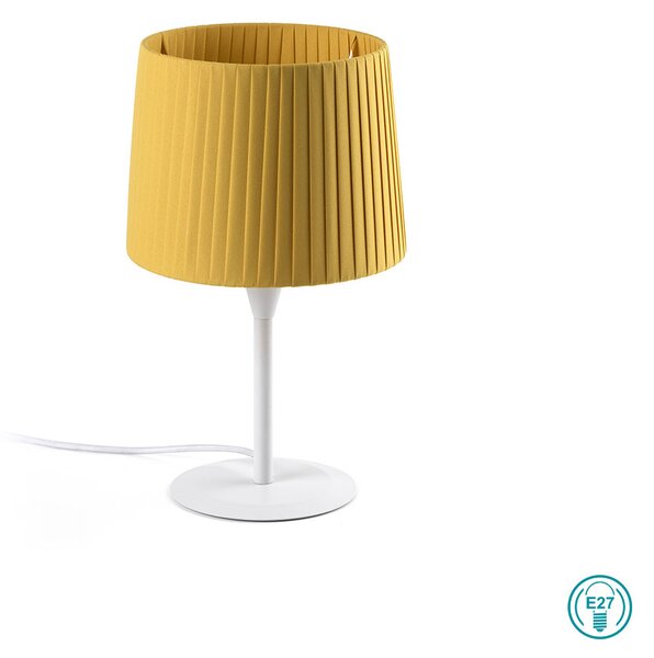 Λάμπα Επιτραπέζια Faro Samba 64316-36 Λευκή-Κίτρινη