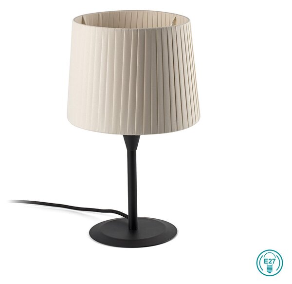 Λάμπα Επιτραπέζια Faro Samba 64311-38 Μαύρη-Μπεζ