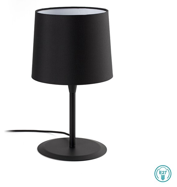 Λάμπα Επιτραπέζια Faro Conga 64311-06 Μαύρη