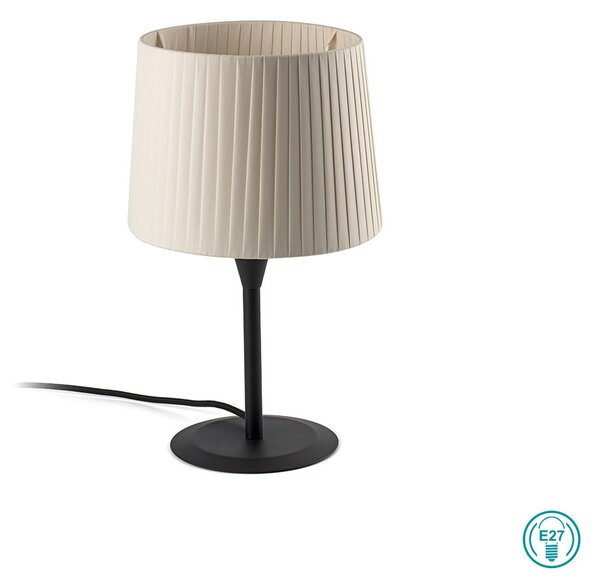 Λάμπα Επιτραπέζια Faro Samba 64317-35 Μαύρη-Μπεζ