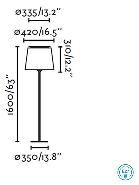 Φωτιστικό Δαπέδου Faro Savoy 20306-85 Λευκό