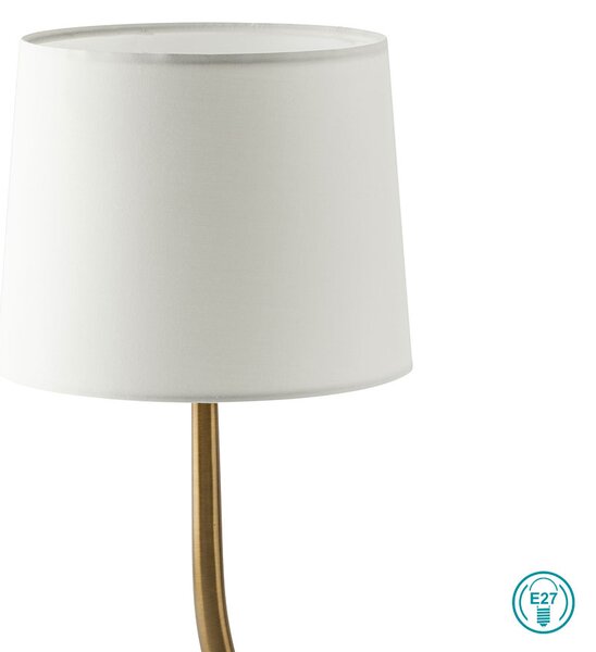 Λάμπα Επιτραπέζια Faro Rem 29685-04 Οξυντέ-Λευκή