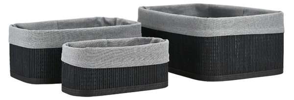 Καλάθια Αποθήκευσης (Σετ 3τμχ) Estia Bamboo Essentials 02-34603