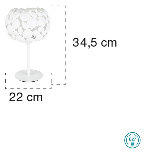 Λάμπα Επιτραπέζια Fan Europe Dioniso-L-BCO 8031440359245