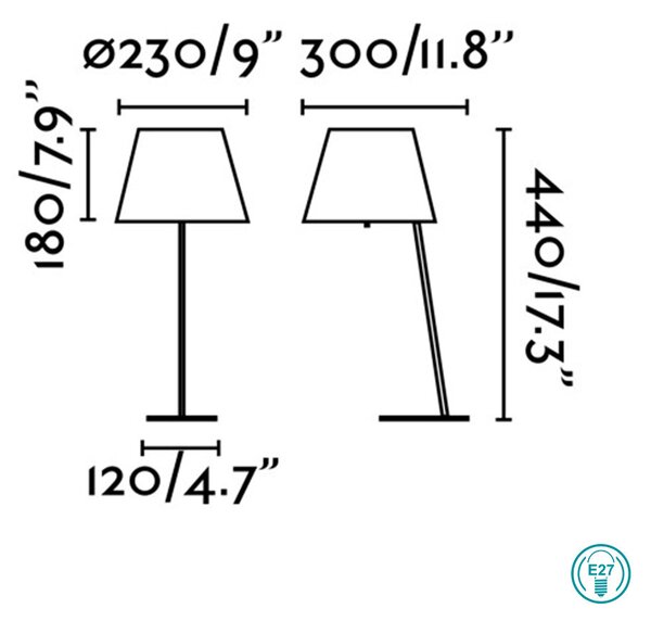 Πορτατίφ Faro Moma 68501 Μαύρο