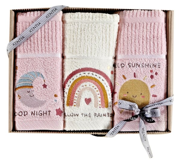 Παιδικές Πετσέτες Χεριών (Σετ 3τμχ) Kentia Baby Arlekin 231 360gsm