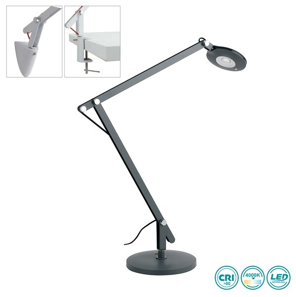 Πορτατίφ Fan Europe LEDT-Locke-Grey 8031440358217 Γκρι
