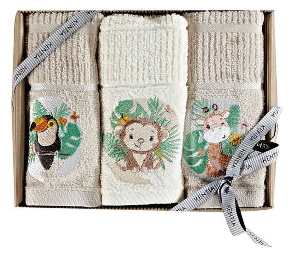 Παιδικές Πετσέτες Χεριών (Σετ 3τμχ) Kentia Baby Arlekin 233 360gsm