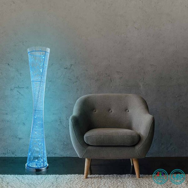 Φωτιστικό Δαπέδου Globo Lighting Anton 25846 Χρώμιο