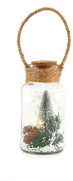 Χριστουγεννιάτικο Διακοσμητικό Με Led Aca Small Xmas Jar X0751750