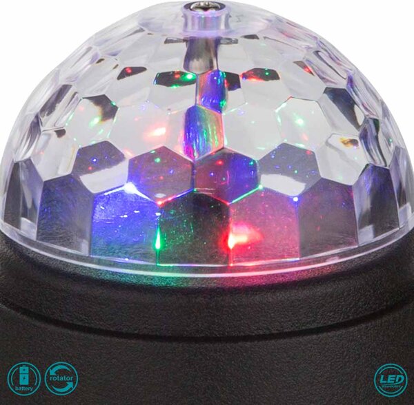 Φωτιστικό Επιτραπέζιο Globo Lighting Disco 28014 Μαύρο