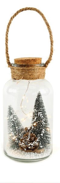 Χριστουγεννιάτικο Διακοσμητικό Με Led Aca Big Xmas Jar X07101750