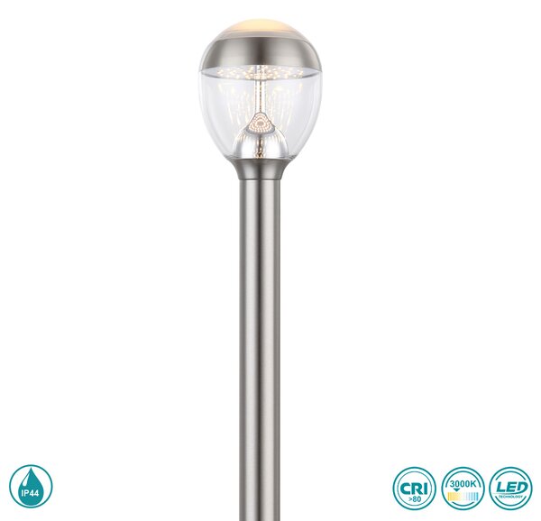 Κολωνάκι Εξωτερικού Χώρου Globo Lighting Callisto 34252 Ανοξείδωτο