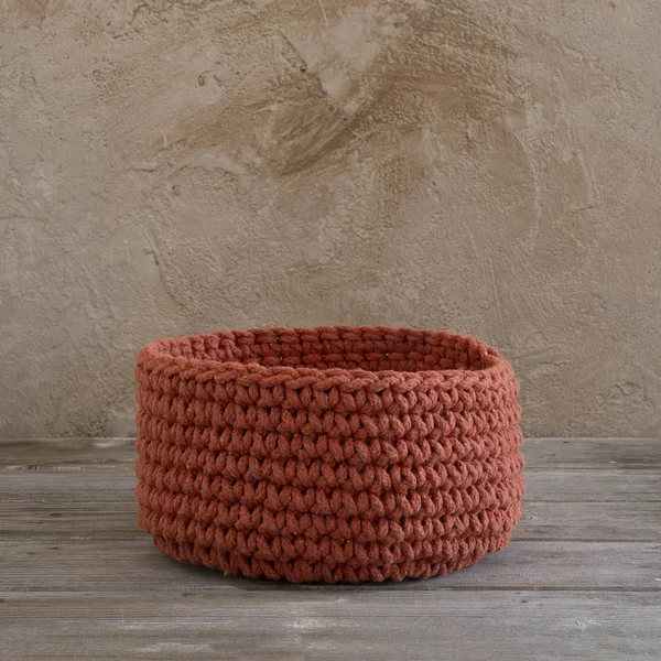 Καλάθι Αποθήκευσης (Φ28x15) Nima Panier Deep Orange