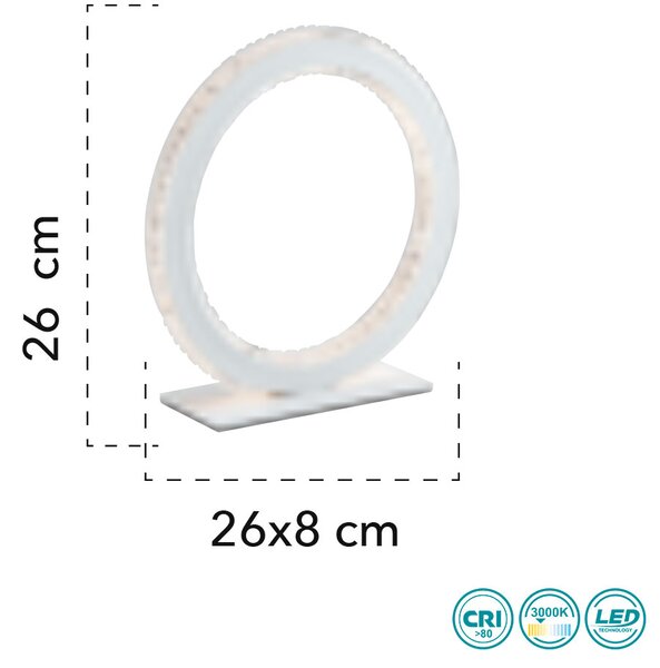 Λάμπα Επιτραπέζια Fan Europe Bryant-LC 8031414877669 Θερμό Λευκό